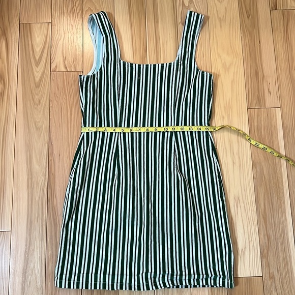 Urban Outfitters Green and White Striped women’s Dress - Picture 4 of 8